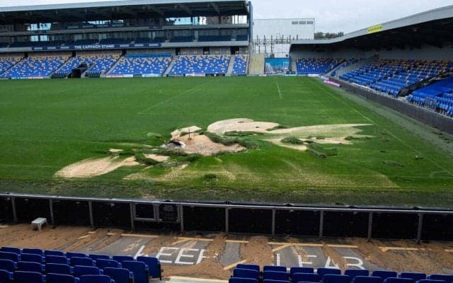 「まるでAIかと思った」川が氾濫し浸水したスタジアム、汲み上げた水量は衝撃の10万リットル！  1週間蛇口を開けっぱなしにした量と同等