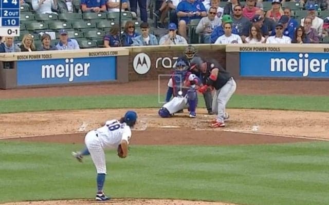 内角えぐりすぎ！ 今永昇太が「メンタル強すぎ」 相手打者が呆然&フリーズ… 度胸満点の“攻めの投球”に「手が出ない」