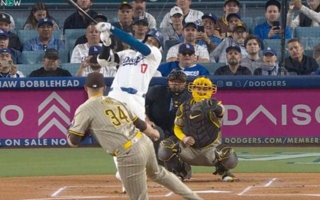 それ打っちゃうのかよ！ 大谷翔平、爆速ヒットが「ヤバすぎ」 ありえない“内角打ち”に球場ドン引き…「もうよく分からん」