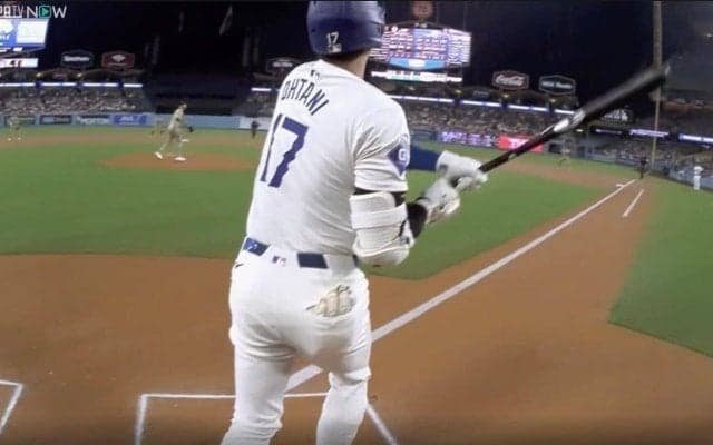 どこ行った？ 大谷翔平、“消える弾丸ライナー”が「危険すぎる」 観客ドン引き… 爆速打球が「速すぎて見えない」