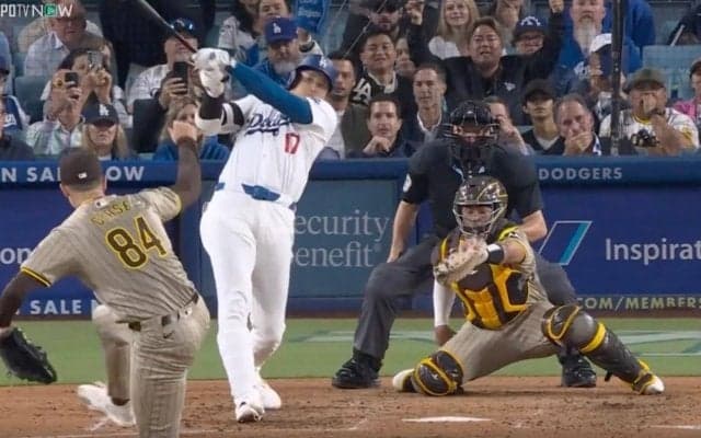 大谷翔平、“幻の54号”は「火花散った？」 一瞬でフェンス直撃… 188キロ爆速ライナーが「意味わからない打球」