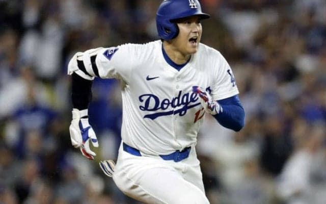 大谷翔平、7回決勝打で自身初Vに歓喜！本拠地最終戦で3安打締め　ドジャース3年連続地区優勝決める
