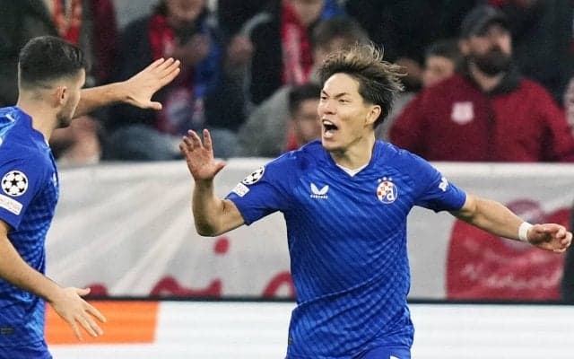 荻原拓也「夢が叶った」CL初出場　バイエルン戦で初ゴールも「残酷なほどの差を感じた」