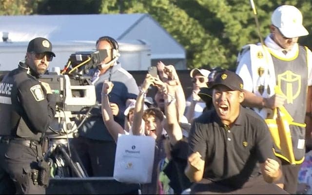 【動画】やられたらやり返す！松山・イム組が大差で勝利するなど世界選抜が米国選抜を圧倒して5戦全勝【松山英樹出場 2024ザ・プレジデンツカップ2日目】