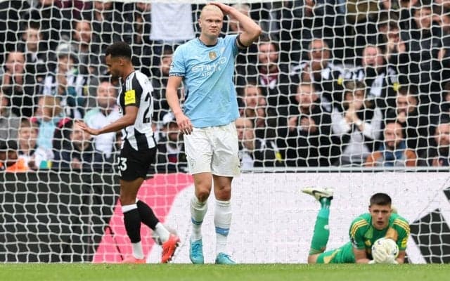 終盤の決定機を決め切れなかったシティがニューカッスルとドロー【プレミアリーグ】