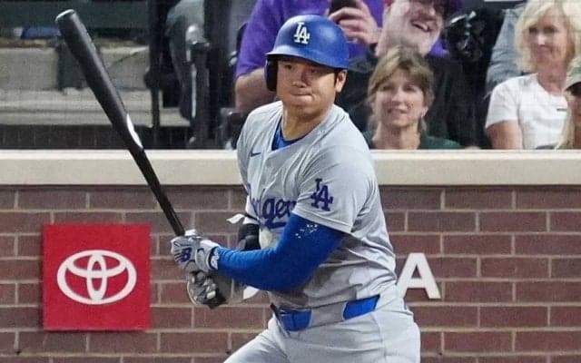 大谷翔平、右翼フェンス直撃打で打率.311に上昇…ベッツ打席でベース踏み忘れの珍事