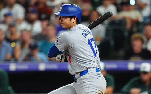 大谷翔平の打席で…背後にいた“デコピン”　米放送席発見「戦略的に配置されています」