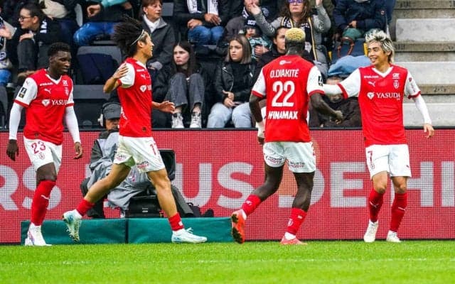 伊東純也＆中村敬斗のアベック弾などでスタッド・ランスが昇格組アンジェを撃破し今季3勝目を挙げる！【リーグ・アン】