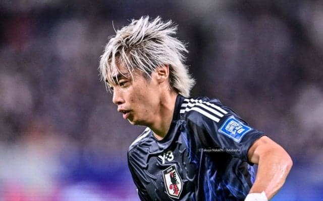 「素早い反応で正確なトラップ ゴラッソすぎます」伊東純也が決めた「高技術コントロール力→強烈ズドンゴール」が大絶賛！ ゴール後の“一言”添えた喜び方が「可愛い」と話題に