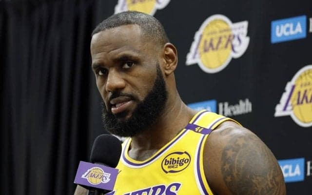キャリア22年目に臨むレイカーズのレブロン「フィジカル面で本当に調子がいい」