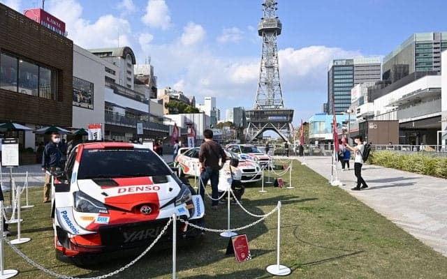 WRCラリージャパンが開幕に先駆けて名古屋駅エリアを「ラリージャパン」装飾でジャック