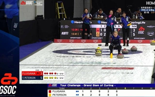 氷上で右往左往！？藤澤五月も思わず笑っちゃった一投 “結果オーライ”のショットにファンも「ラッキーｗ」「これがあるから楽しい」