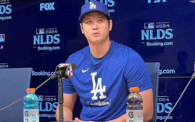 大谷翔平、自身初のPOは「楽しみの方が大きい」　緊張感は「No」…英語回答に場内笑顔