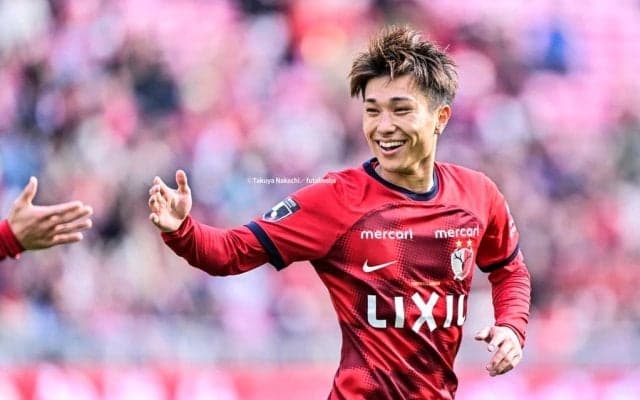 「芸術です」「めっちゃ綺麗 」J1鹿島MF 樋口雄太の美しすぎる右足ファインショットにファン興奮！ デザインFKからの得点に「月間最優秀ゴールだな」「これが樋口」の声