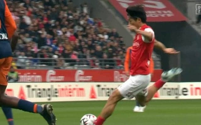 何人抜いた？日本代表 中村敬斗が4戦連発ゴール！迫りくるプレスを掻い潜り右足一閃！「マジでえっぐい」ベストゴール級弾丸ミドル炸裂の瞬間