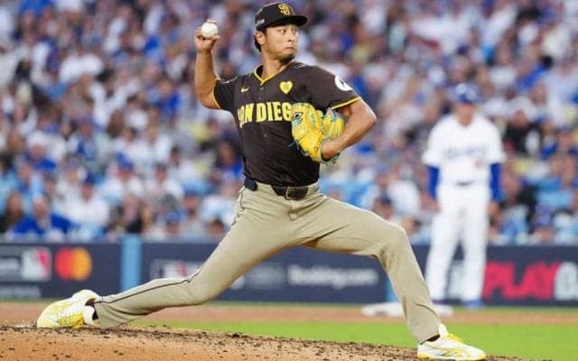 ダルビッシュ、7回1失点でPO通算5勝目　大谷翔平を3の0＆1K…地区Sは1勝1敗に