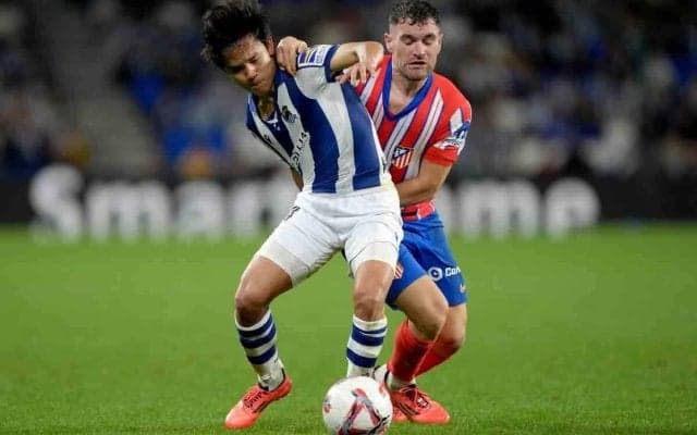 「クボとの対峙は楽なことではない」　シメオネ監督がガランの出来を語るなかで久保建英の名