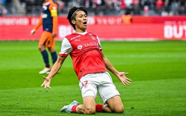 「マジでエグい」「覚醒してる」スタッド・ランスの中村敬斗が衝撃の4戦連発、圧巻の右足ミドルで完全に覚醒「とにかくシュートが上手い」