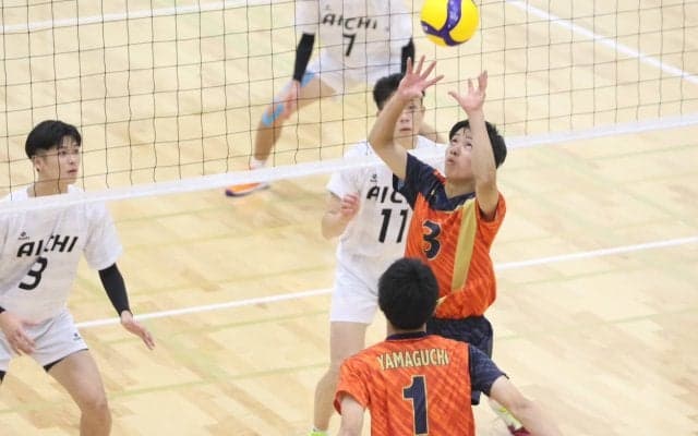 前回大会王者山口県が8強入り　高校でスパイカーから転向したセッター見室に有吉監督「勇気が出てきた」