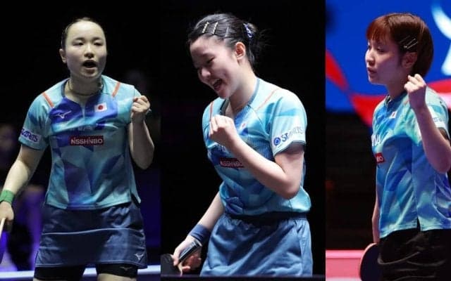 卓球日本女子が決勝進出かけて韓国撃破のインドと対戦　前日は張本美和、伊藤美誠、平野美宇のトリオでシンガポールに勝利【アジア選手権】