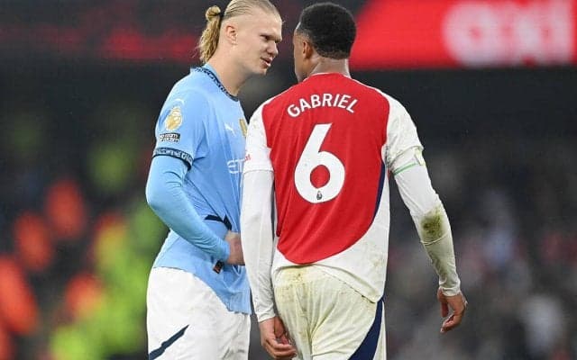 相手の後頭部にボール投げつけも「後悔はない」、ハーランドが物議のアーセナル戦振り返り「その場の勢いだった」