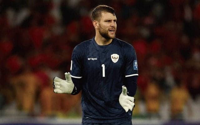 “インドネシア代表9月のMVP” GKパエスは負傷抱えて合流も出場可否は？ シン・テヨン監督「バーレーン戦に出る可能性は…」