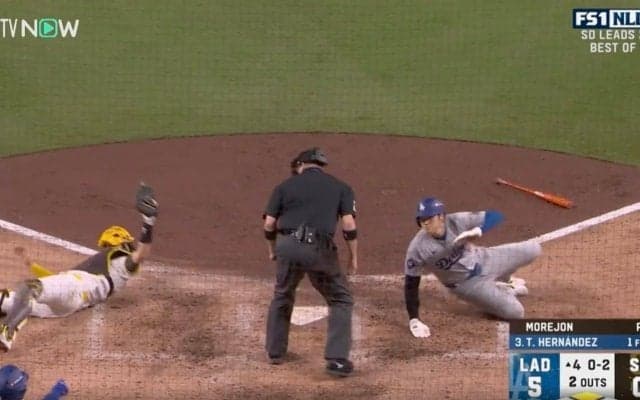 ふざけんなよ！ 大谷翔平が「ブチギレた」 審判がありえない動き… 無念の本塁憤死に「そりゃキレる」