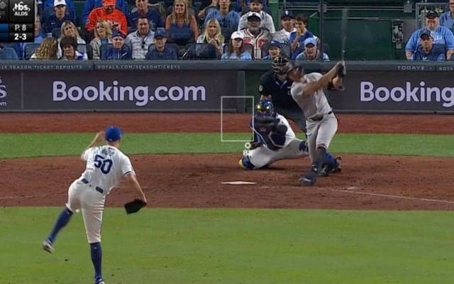 なんで、そこ…？ “殺し屋” ヤ軍スタントンに「ドン引き」 相手投手が呆然… “変態ゴルフ打ち”に「とんでもない」