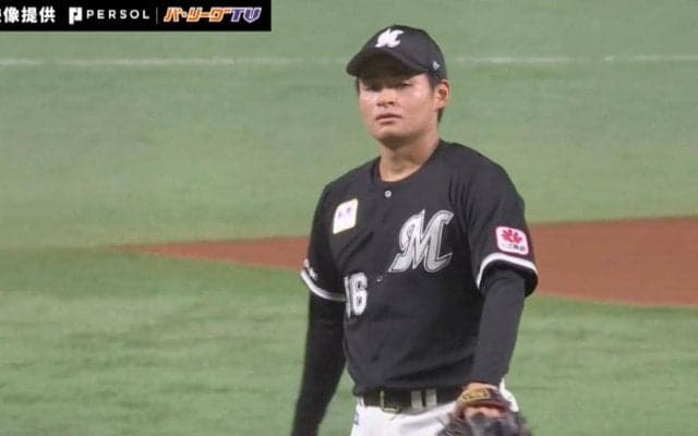 球場騒然！ロッテ・中森俊介の“真っスラ”に相手打者もタジタジ…鷹打線から完璧すぎる“空振り三振”を奪った瞬間