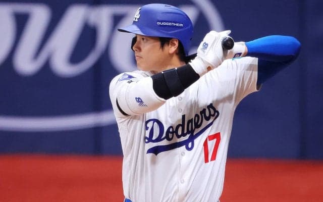 大谷翔平、千賀からタイムリー含む2安打1打点！ ドジャースがメッツ完封で先勝 PS史上最長タイ33イニング無失点