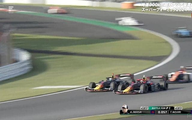 何やってんだよ！F1候補生とベテラン王者があわや「同士討ち」 一触即発のバトルにファン沸騰「のじさん容赦ない」