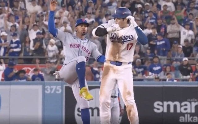 大谷翔平に何が起きた…？ 爆速ヒット後に“異変”「危なかった」 あわや大惨事に… 球場騒然