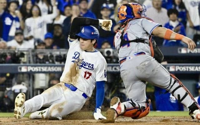 「本塁打を打たずに9得点」初戦完勝のドジャースに米メディアが賛辞　一方のメッツは「初めて大きな重圧を感じていた」