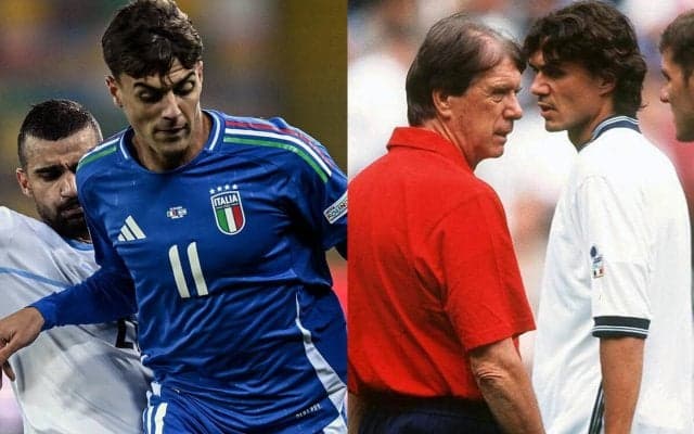 マルディーニ家がイタリア史上初の3世代で代表選手に！　両親見守る中でダニエルがデビュー