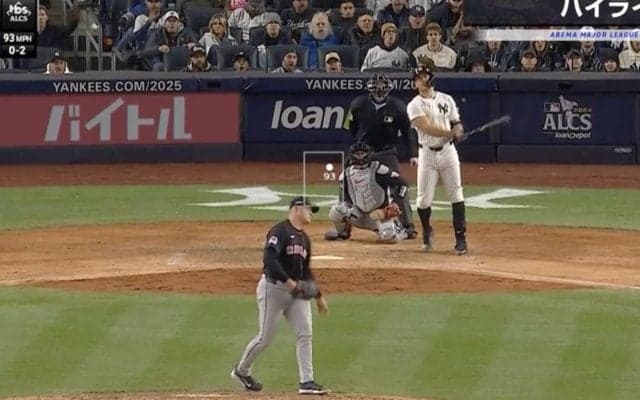 打撃練習かよ！ “ヤンキースの怪力男”に「ドン引き」 スタントンの“確信歩き”爆速豪快弾が「見たことない」「ヤバすぎ」