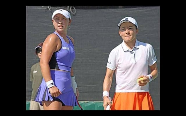 青山/穂積ペア 第1シードに屈し敗退