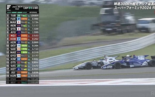 元F1ドライバーのバトルが「エゲツない」 ライバルを押し出す“強引”オーバーテイク「あんなに寄せない」解説者も苦笑