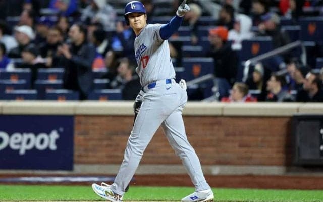 大谷翔平、PO2号は3ラン　7戦ぶり豪快弾に敵地も沈黙、得点圏打率は驚異の.833