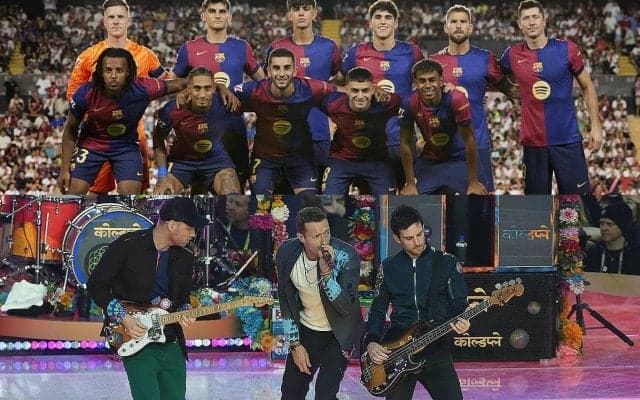 今回は世界的バンド『コールドプレイ』とのコラボ…バルセロナが今季最初のクラシコで特別ユニフォーム着用