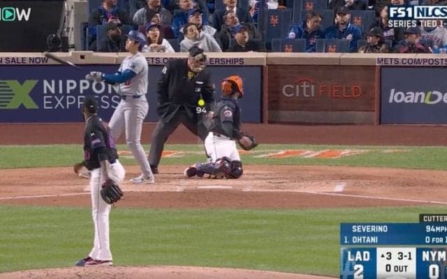 大谷翔平、弾丸ライナーで観客に“ハプニング発生”「これはアカン」 爆速ファウルに「背筋凍る」「怖すぎ」