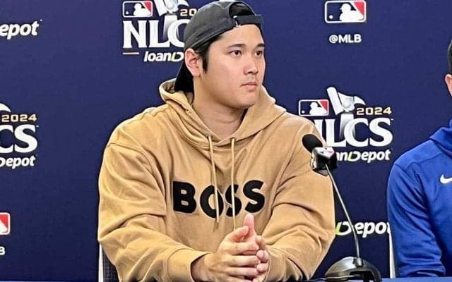 大谷翔平、WS進出を「明日決める」　走者なしの場面で初安打「やること変わらない」