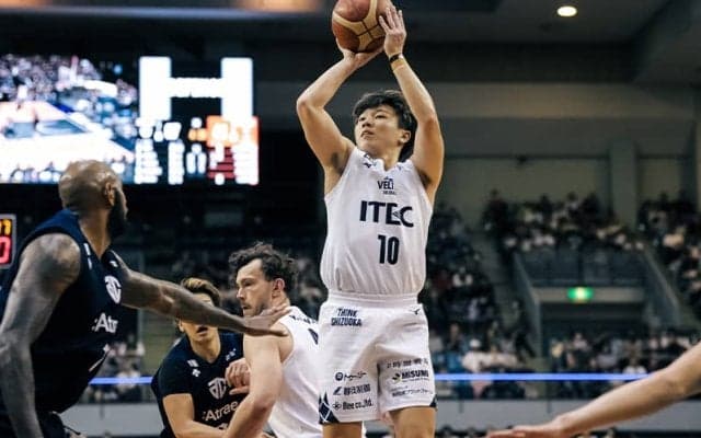 B2静岡の陳岡燈生が右肘内側側副靱帯損傷…第2節A千葉戦で負傷交代し全治2週間