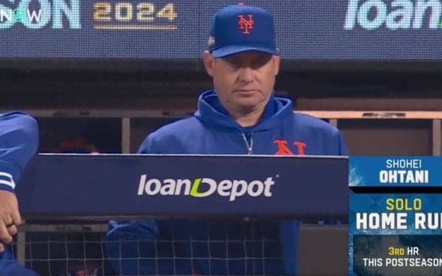 大谷翔平に「キレた？」 衝撃の“先頭打者弾”… メッツ監督の様子がおかしくなる「表情ヤバいな」