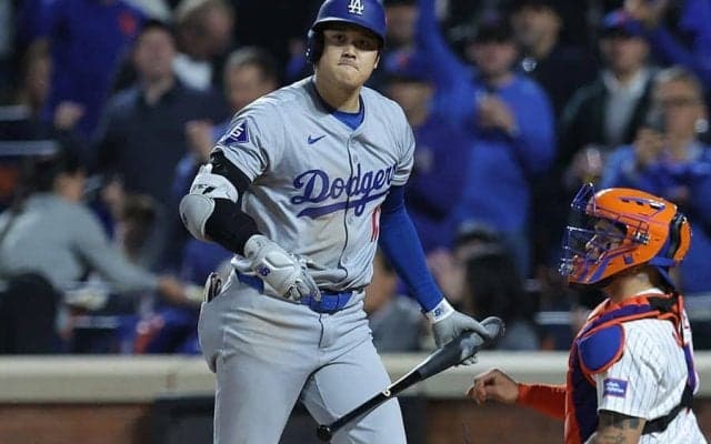 ド軍は12失点大敗、WS進出へ足踏み　大谷翔平は2安打＆3出塁も…3勝2敗で本拠地へ