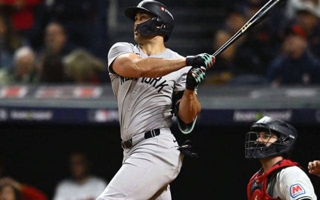 ヤンキース、15年ぶりWS進出へ王手　4点差追いつかれるも…9回に敵失で勝ち越し