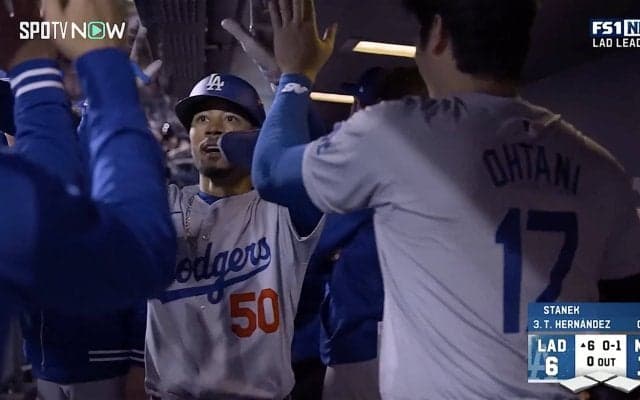 「捨て試合」Xでトレンドも…ベッツと大谷翔平の“リアクション”にネット注目 蘇ったド軍ベンチ「負けてても明るくなる」