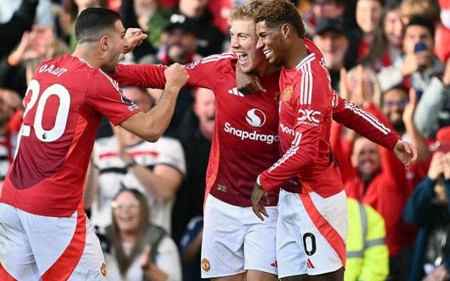 崖っぷちユナイテッドが6戦ぶり白星！　ガルナチョ＆ホイルンド弾でビーズに逆転勝利【プレミアリーグ】