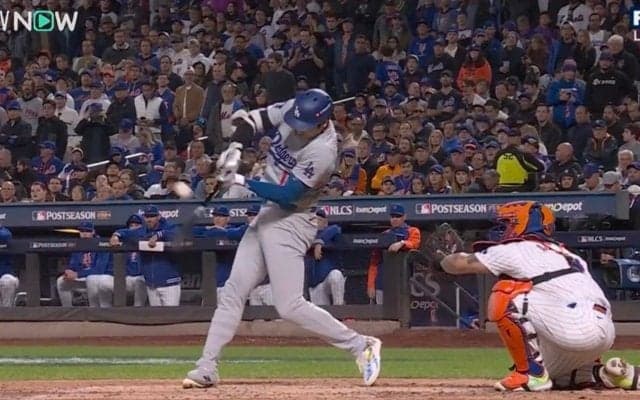 そこ打つのかよ！ 大谷翔平の“悪球打ち”が「ヤバすぎ」 球場ドン引き… “どん詰まり”逆方向打に「打撃はパワー」