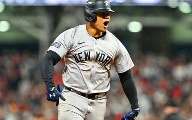 ヤンキース、15年ぶりWS進出決定　延長10回ソトが劇的3ラン…ジャッジも歓喜