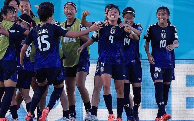 リトルなでしこがブラジルに逆転で初白星！　後半に佐藤ももサロワンウエキ＆古田麻子が鮮やか連続ゴール【U-17女子W杯】